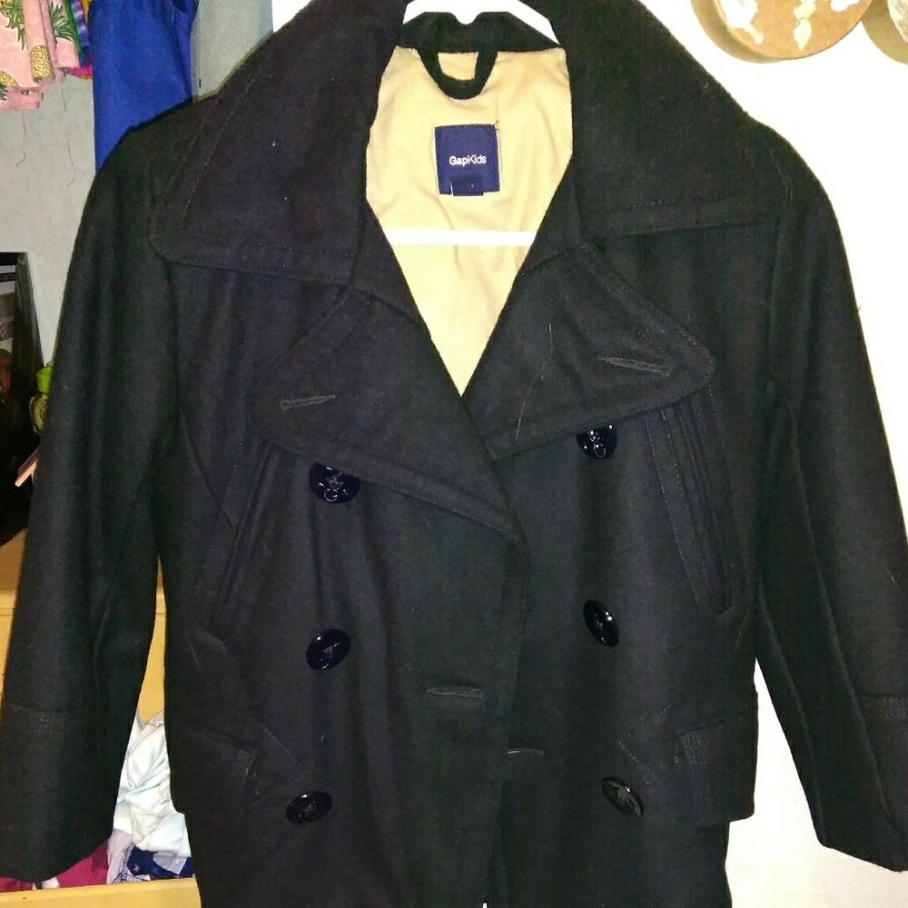 Kids pea coat.